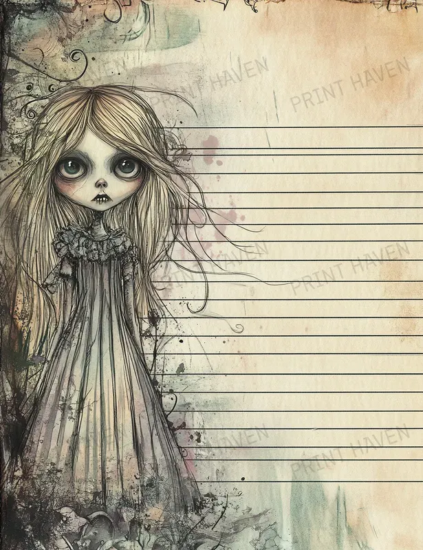 Dark Junk Journal Pages