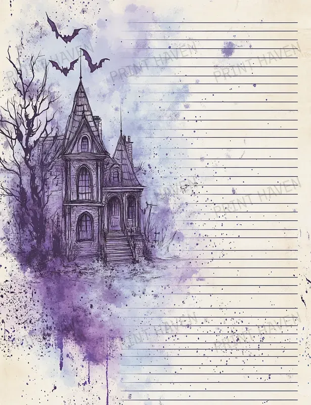 Dark Junk Journal Pages