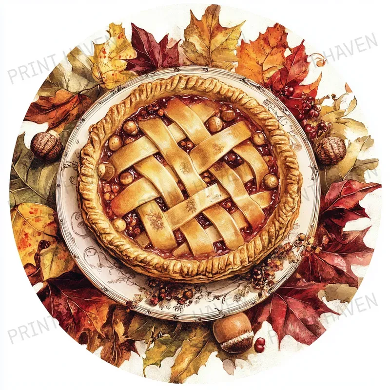 Autumn Icons Thanksgiving Cliparts
