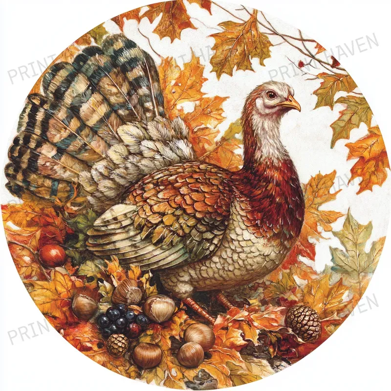 Autumn Icons Thanksgiving Cliparts