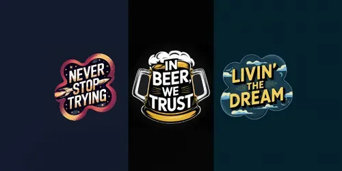 Motivational Tshirts Or Stickers generated by ideogram