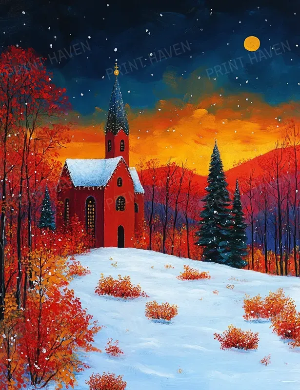 Whimsical Contrast Christmas Atc Cards