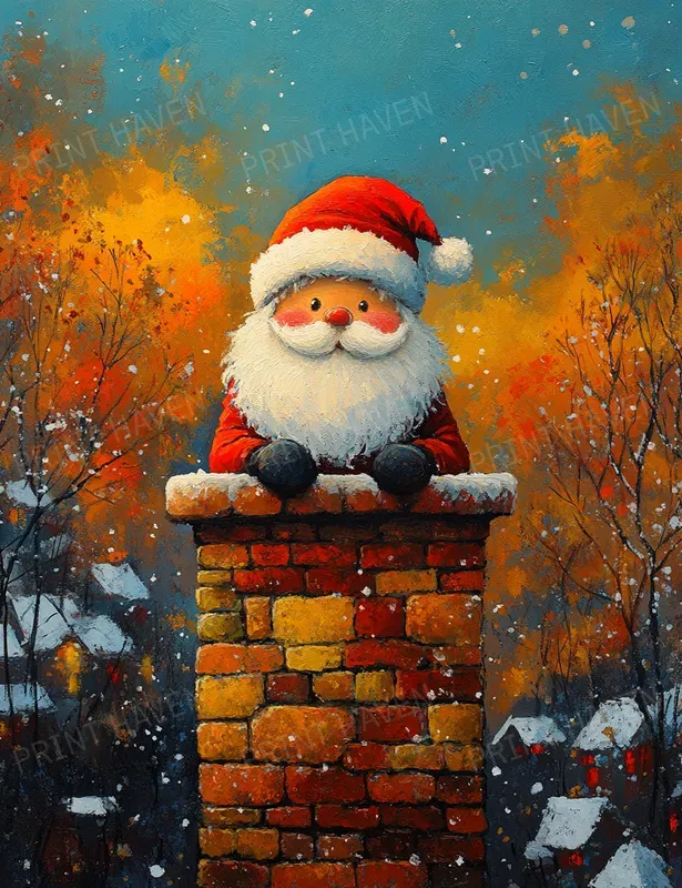 Whimsical Contrast Christmas Atc Cards