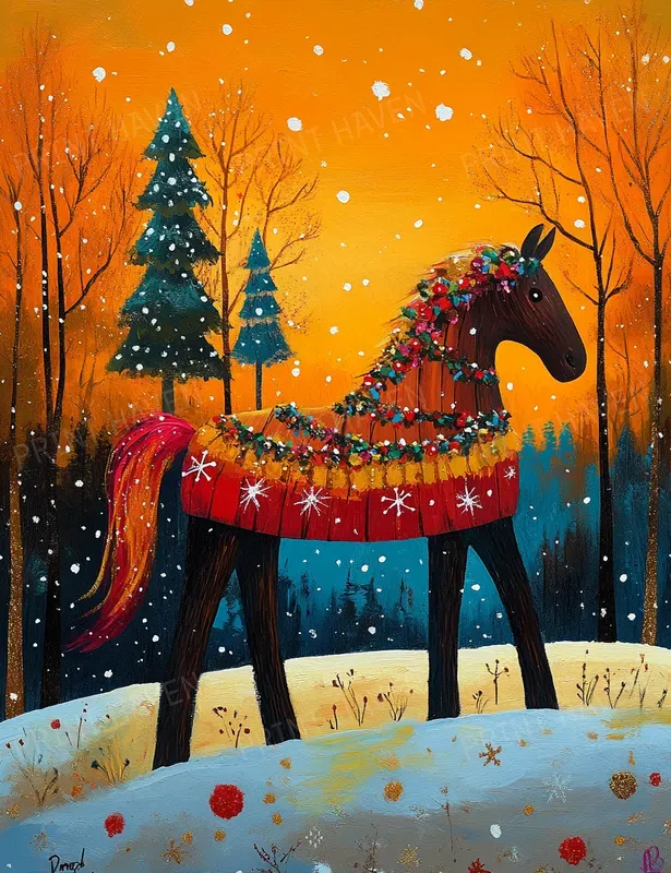 Whimsical Contrast Christmas Atc Cards