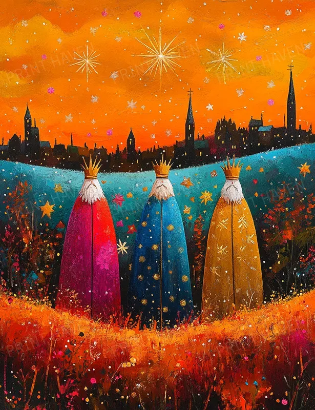 Whimsical Contrast Christmas Atc Cards