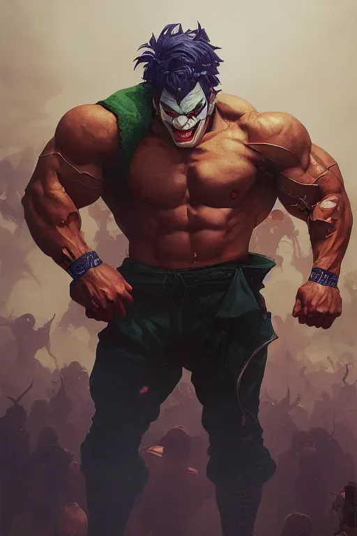 High-quality Comic Book Bodybuilder Style Character Generator