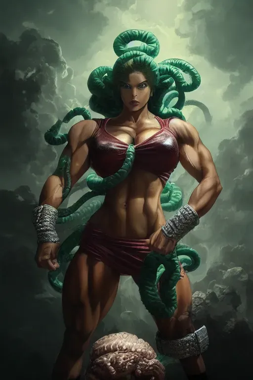 High-quality Comic Book Bodybuilder Style Character Generator