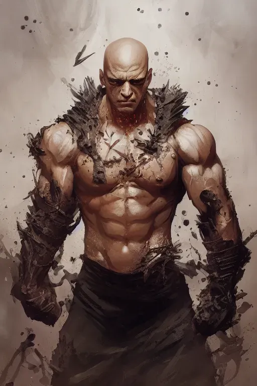 High-quality Comic Book Bodybuilder Style Character Generator