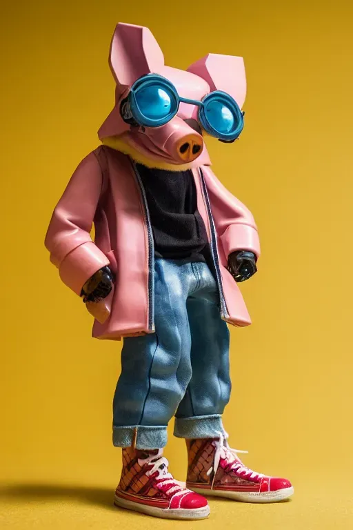 Cool Retro-futuristic Anthropomorphic Characters