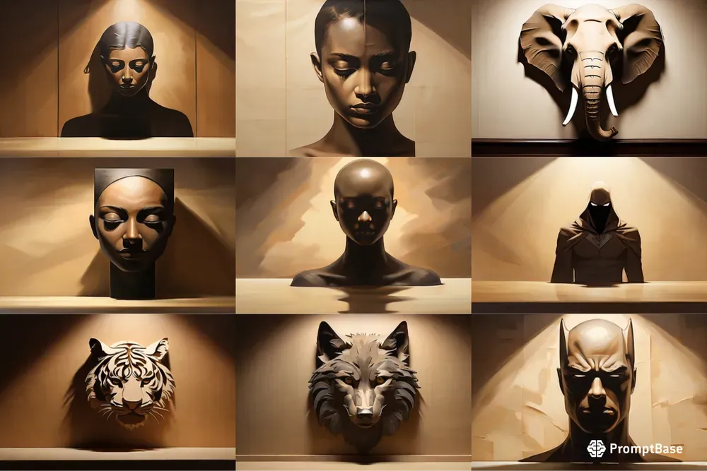 Artistic Facial Shadows