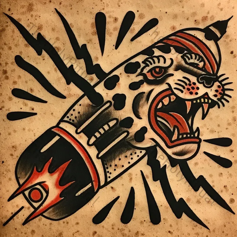 Custom 1950s American Tattoo Designs