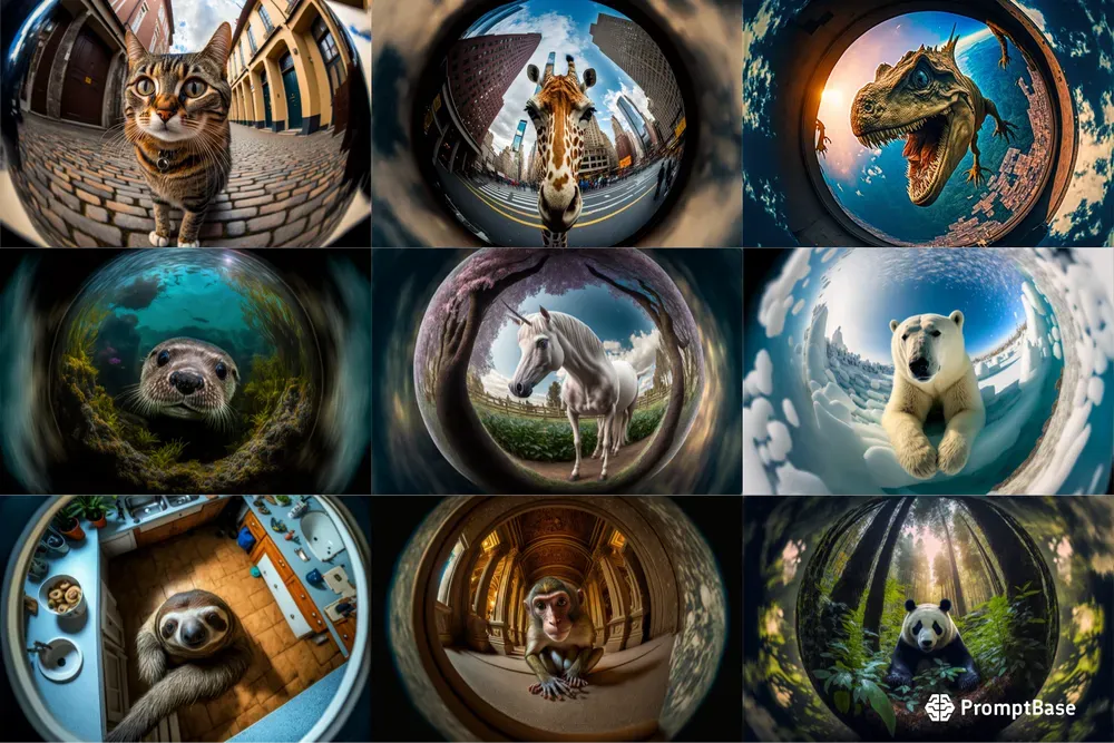 Fisheye Animals