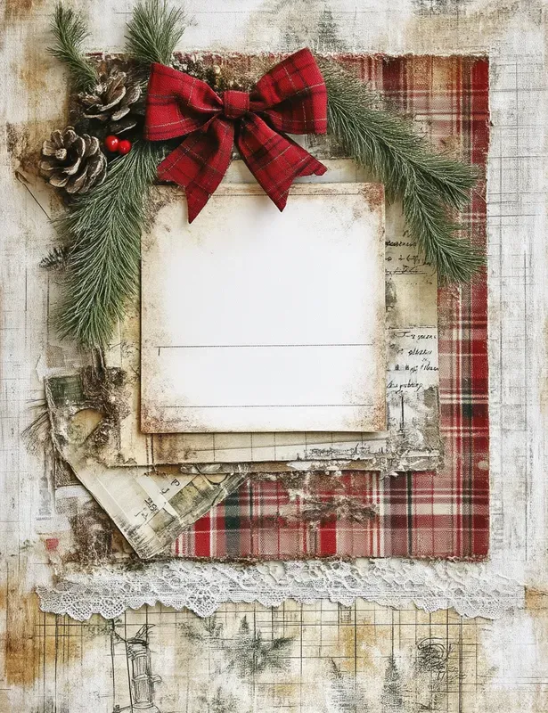 Cozy Christmas Baking Junk Journal Pages