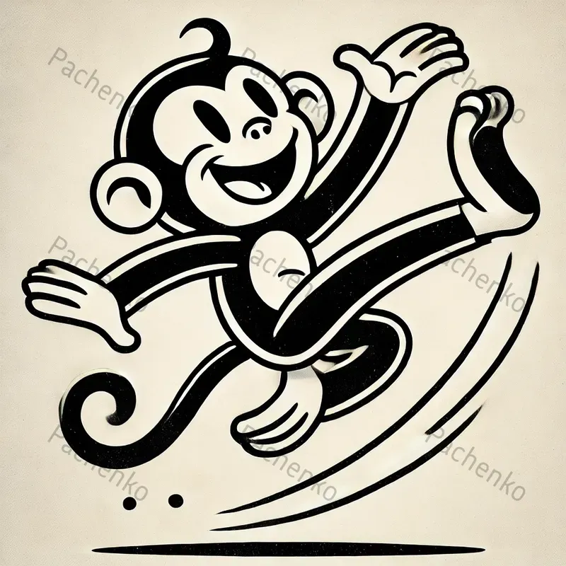 1930s Retro Cartoon Style