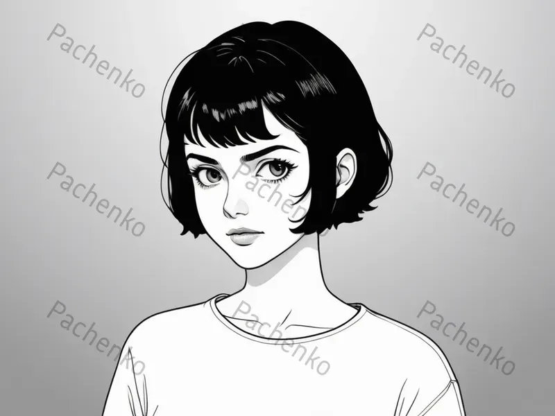 90s Style Stickers Female Characters