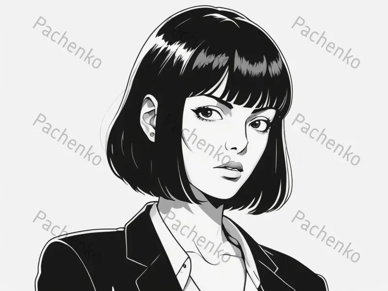 90s Style Stickers Female Characters