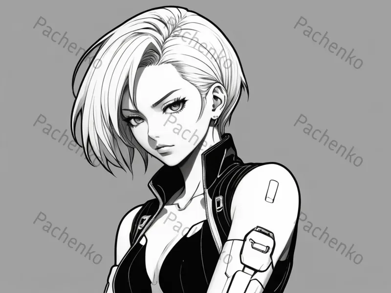 90s Style Stickers Female Characters