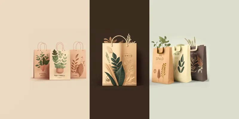 Eco-friendly Shopping Bag Designs generated by undefined