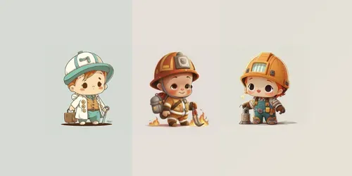 Babies Dressed As Professionals generated by midjourney