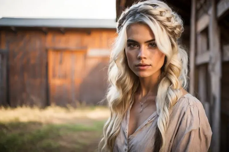 Female Hair Models In Diverse Settings