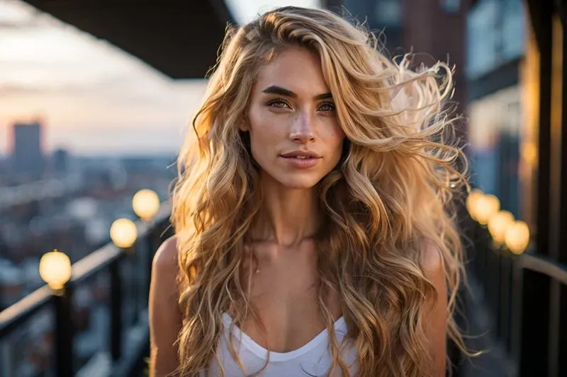 Female Hair Models In Diverse Settings