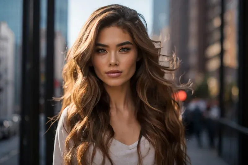 Female Hair Models In Diverse Settings
