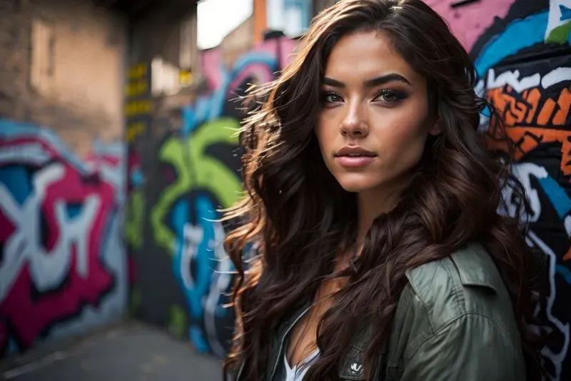 Female Hair Models In Diverse Settings