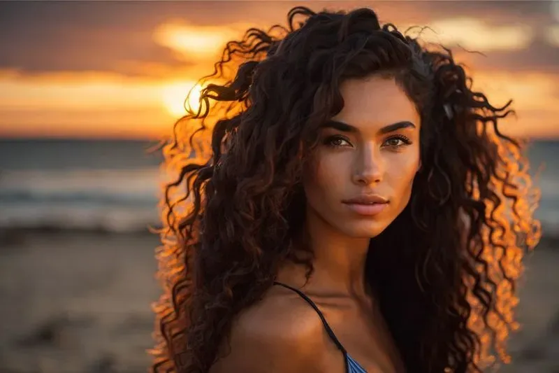 Female Hair Models In Diverse Settings