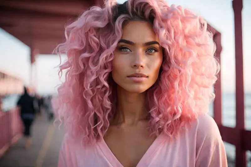 Female Hair Models In Diverse Settings
