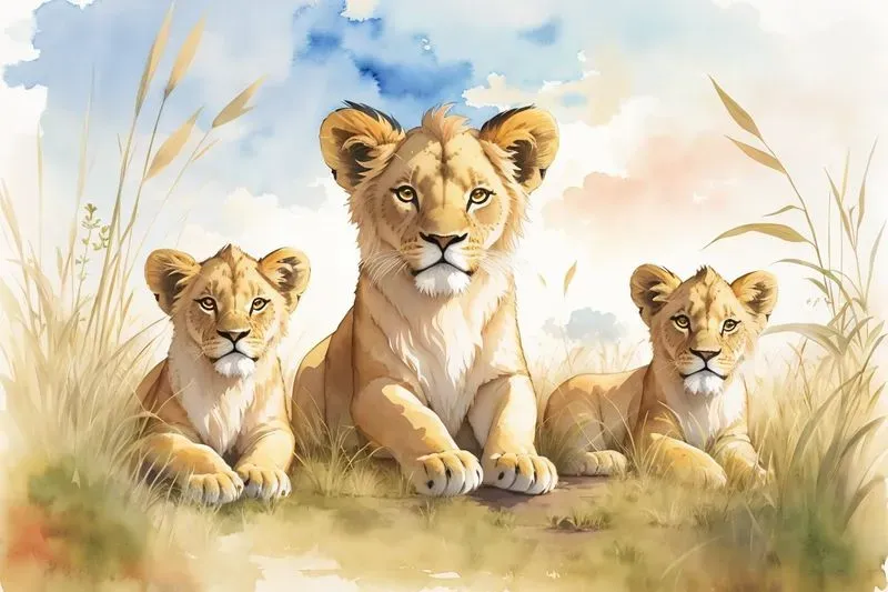 Charming Watercolor Nursery Wall Art