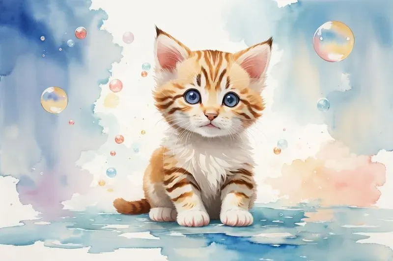 Charming Watercolor Nursery Wall Art