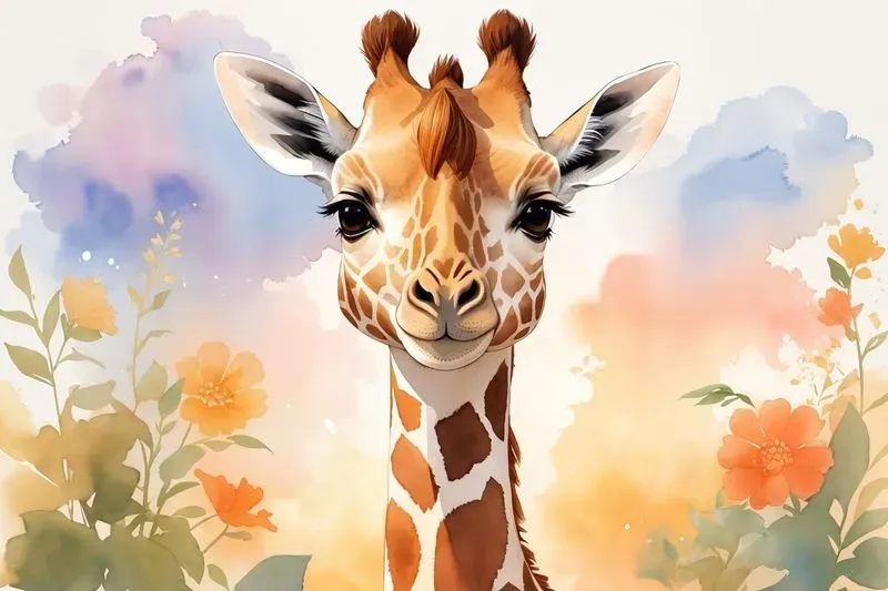 Charming Watercolor Nursery Wall Art