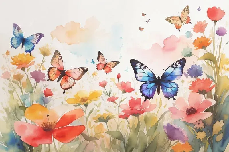 Charming Watercolor Nursery Wall Art