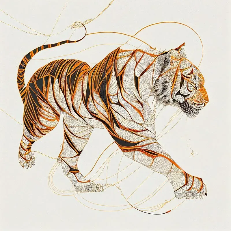 Kintsugi Line Art Illustrations
