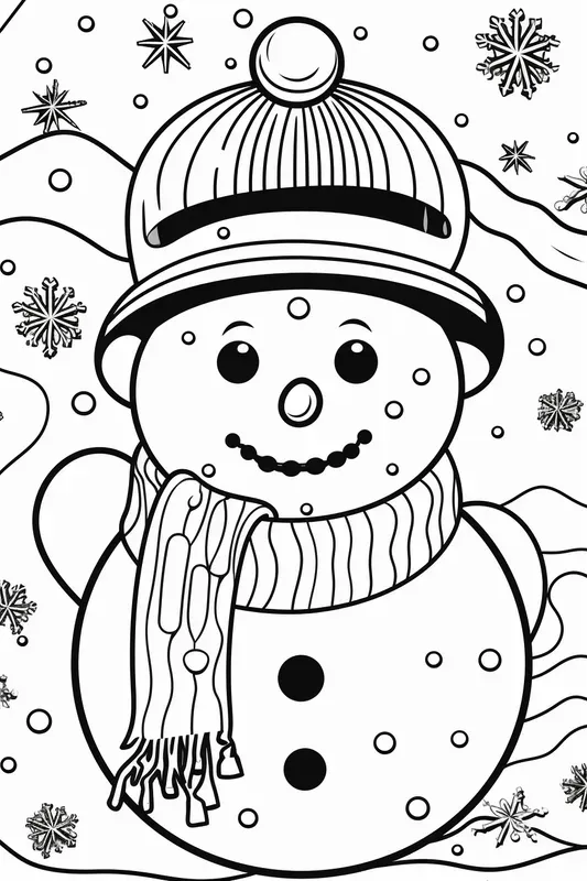 Christmas Pop Art Coloring Book Pages