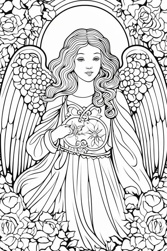 Christmas Pop Art Coloring Book Pages
