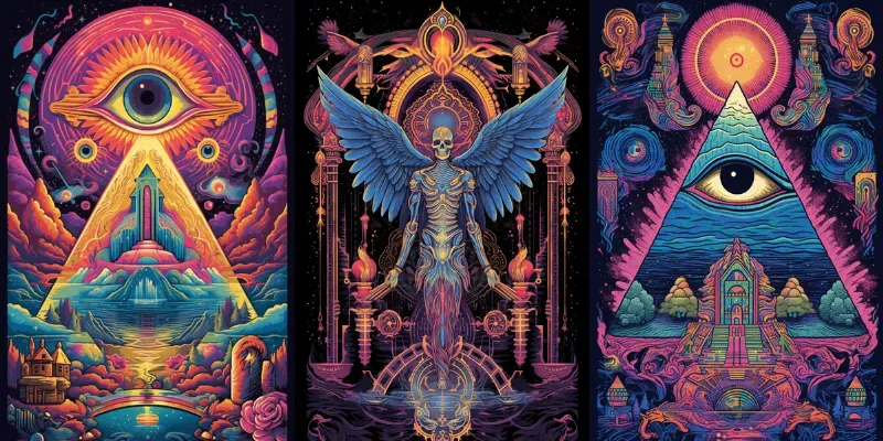 Retro Occult Posters generated by undefined