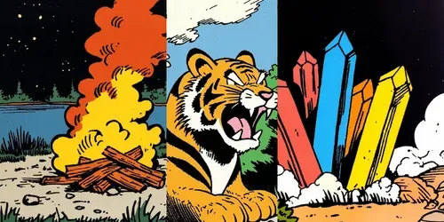 Retro Comic Illustrations generated by midjourney