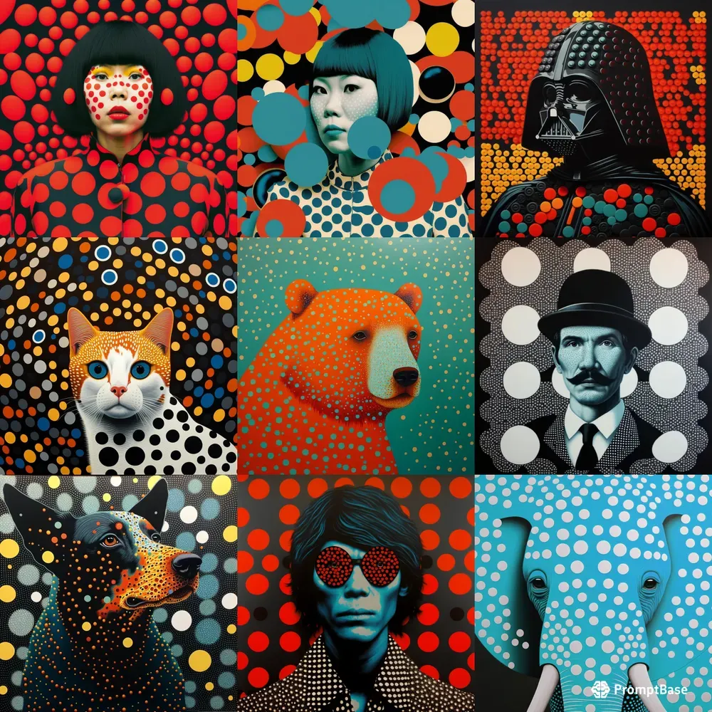 Yayo Kusama Painting Style Art