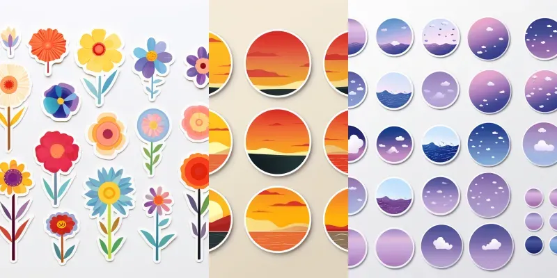 Minimalist Stickers generated by undefined