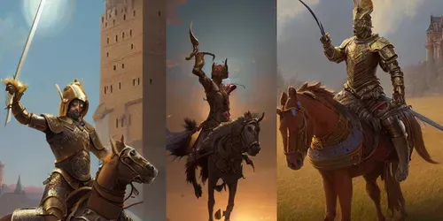 Medieval Warriors generated by promptbase