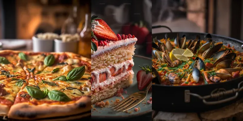 Realistic Meal Pictures generated by undefined