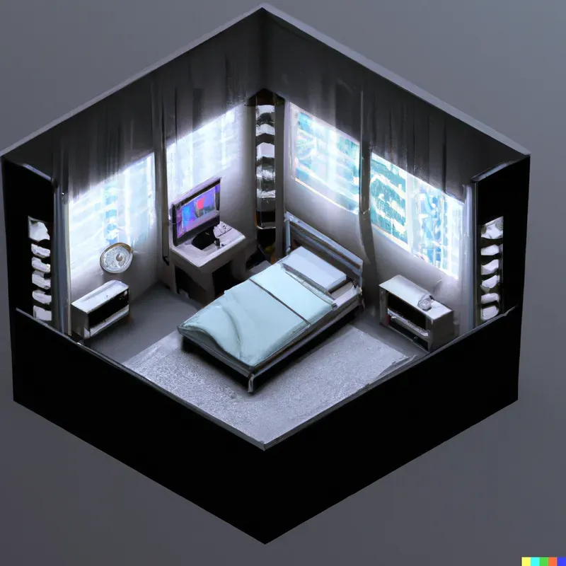 Gaming Bedroom Render