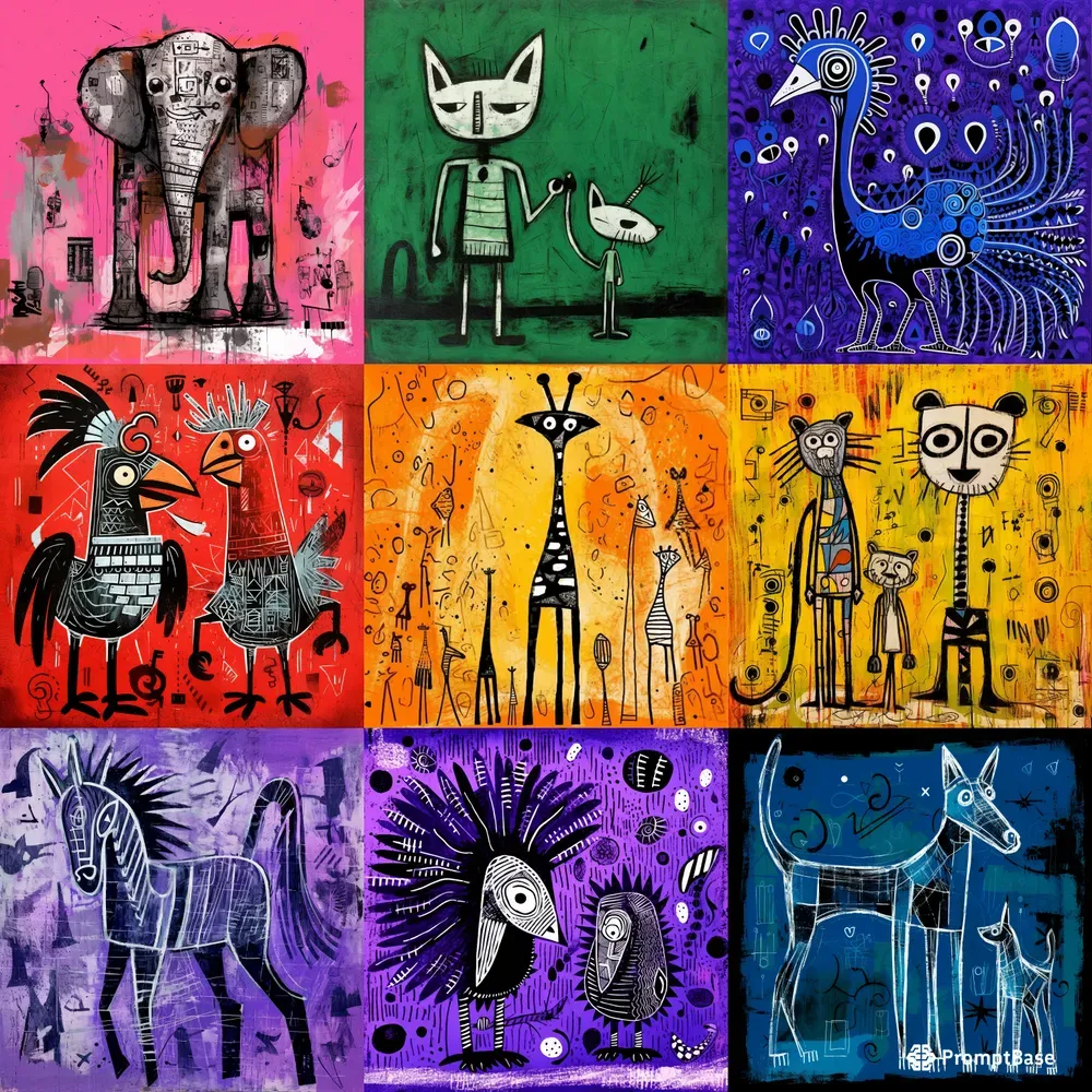 Expressive Character Drawings