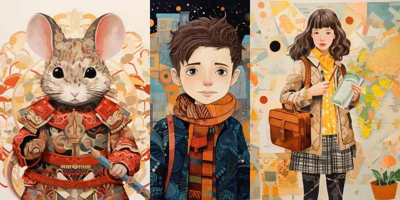 Garriti Alemagna Children Books Artworks generated by undefined