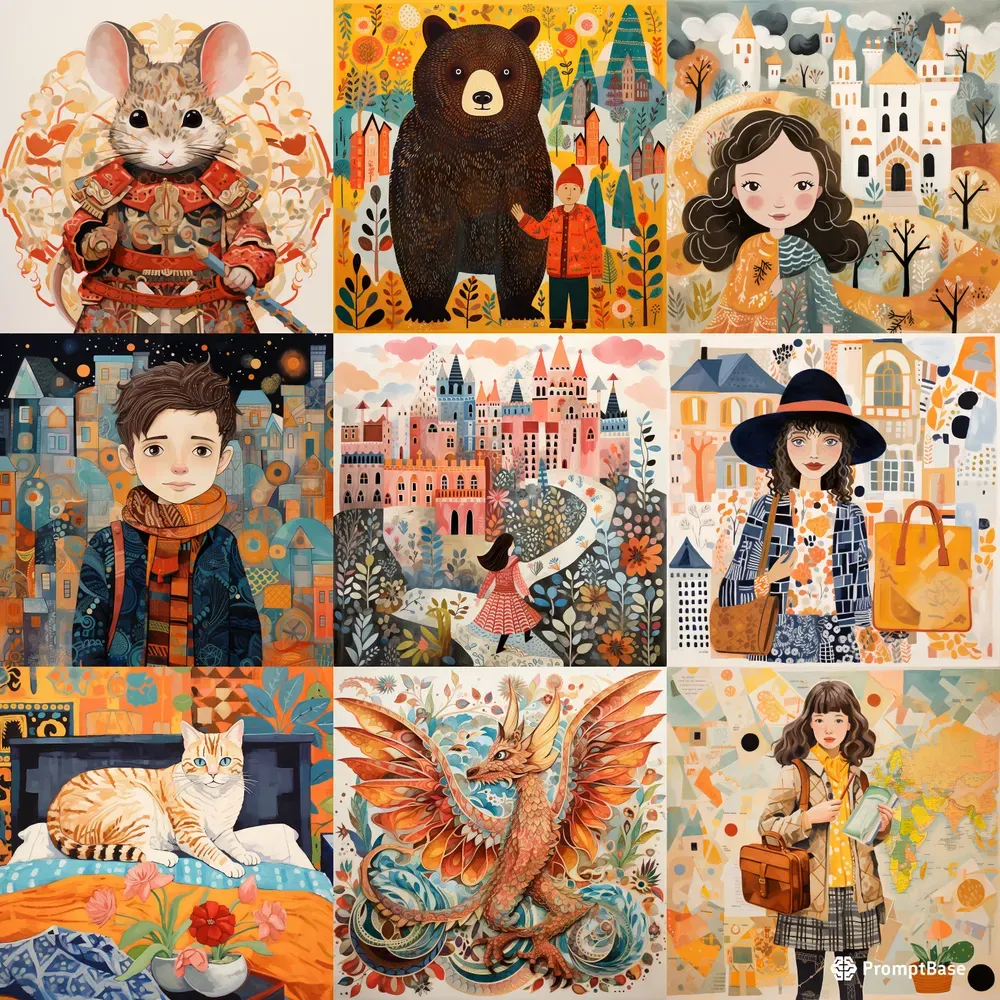 Garriti Alemagna Children Books Artworks