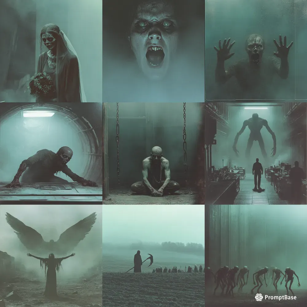 Muted Horror Cinematic Stills