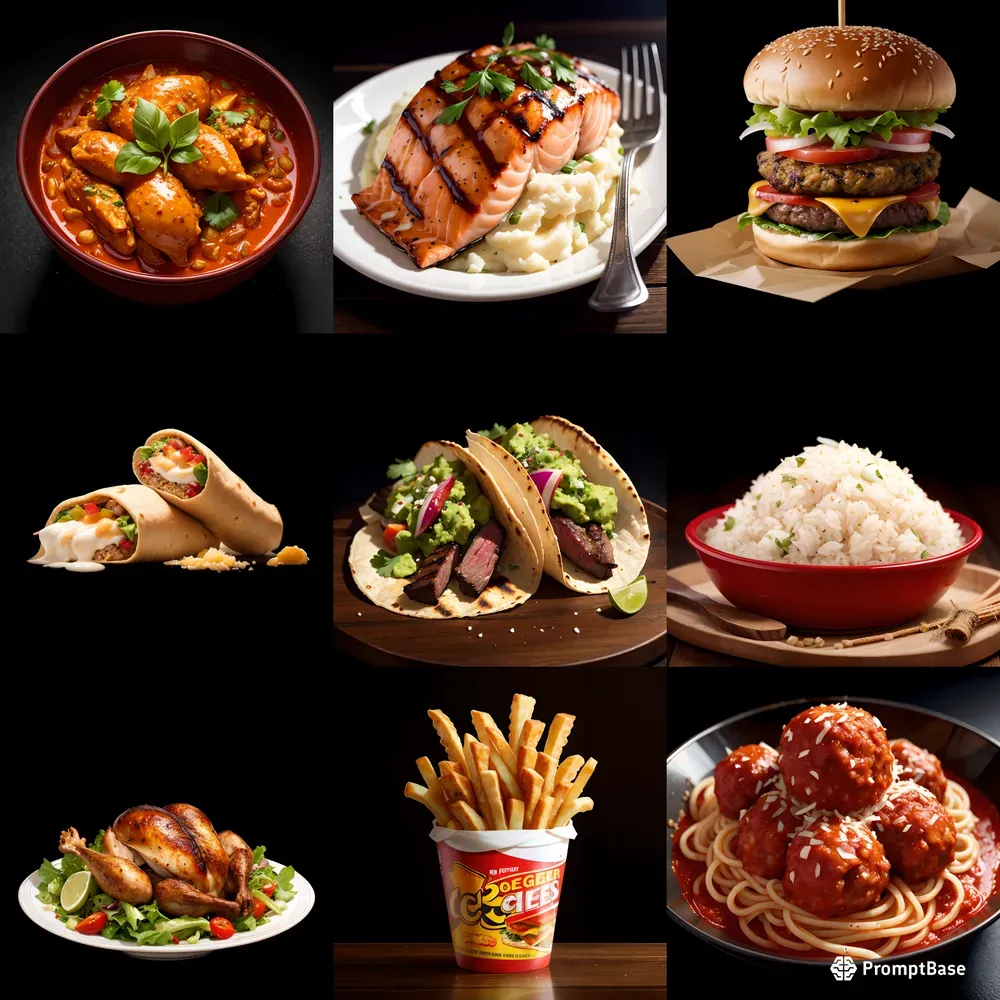 Delicious Eats Stock Photos
