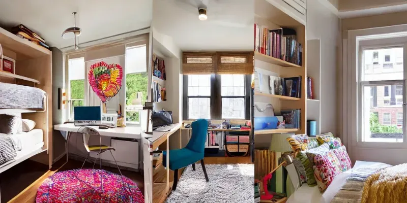 Dorm Room Real Estate And Interior Design generated by undefined