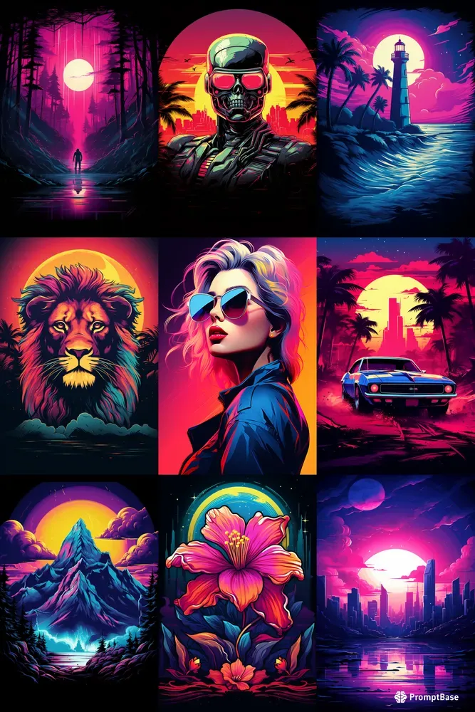Synthwave Posters